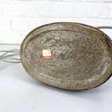 Oval ceramic table lamp, Nils Kähler for HAK, Denmark, 1970