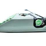Green lime leaf typewriter hermes