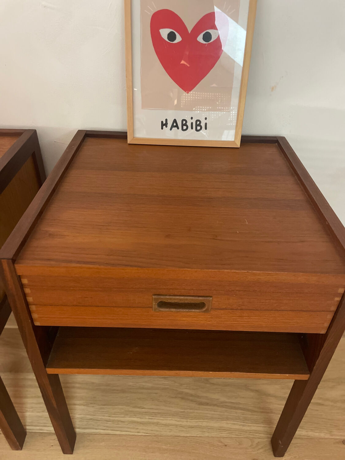 Vintage teak bedside tables – Gillis Lundgren “System” – IKEA 1960