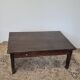 Rustic farmhouse coffee table from the 1900s with two drawers.