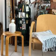 Tabouret vintage Alvar Aalto modèle E60 pour Artek