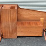 Exceptional Vintage Boomerang desk designed by Jacques Hauville 1960 p