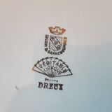 Set of 9 Digoin Sarreguemines dinner plates