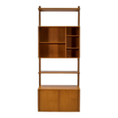 Teak modular shelving unit by HG Furniture 1960s Danish Vintage