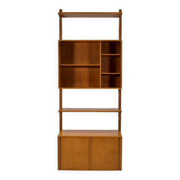 Teak modular shelving unit by HG Furniture 1960s Danish Vintage