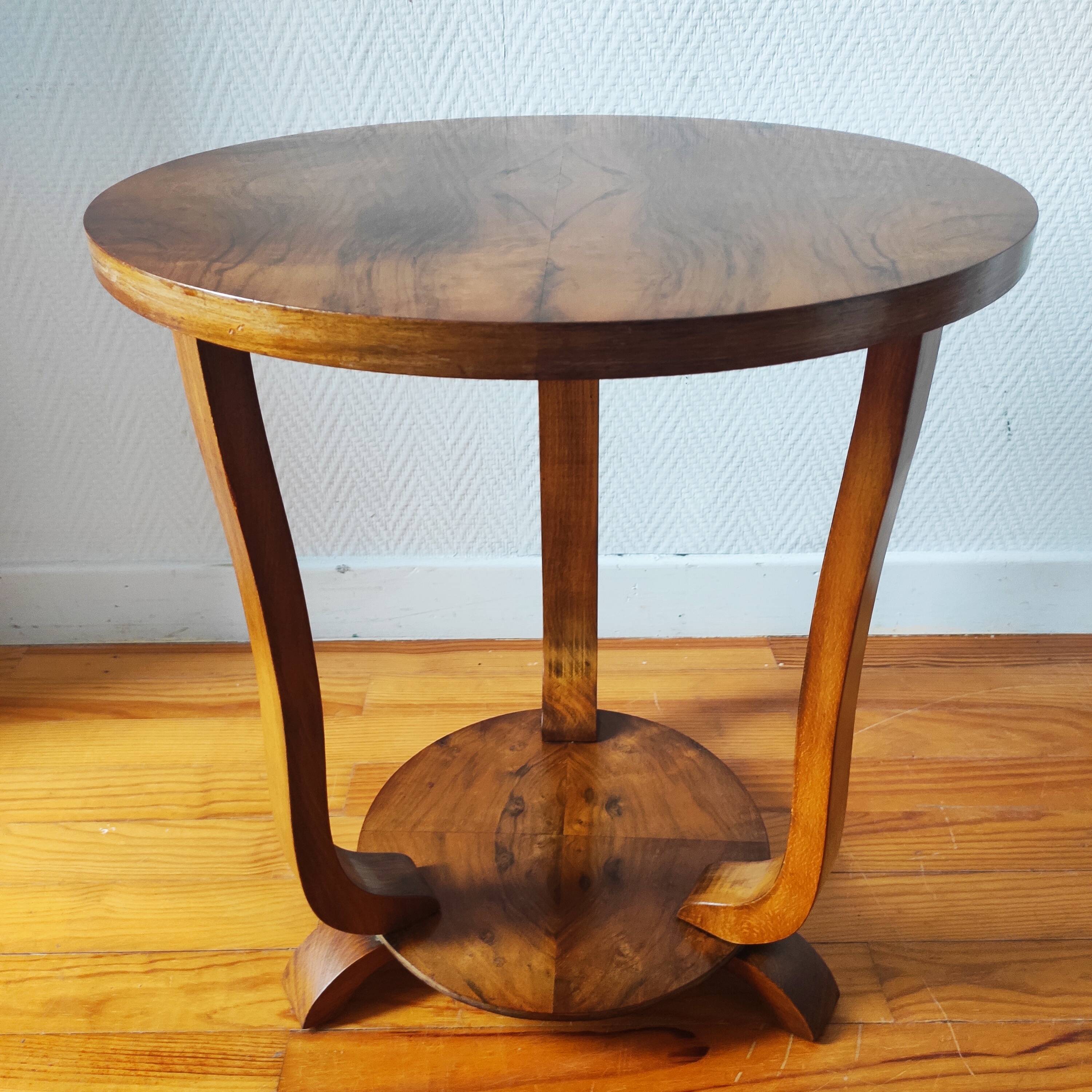 Art Deco pedestal table