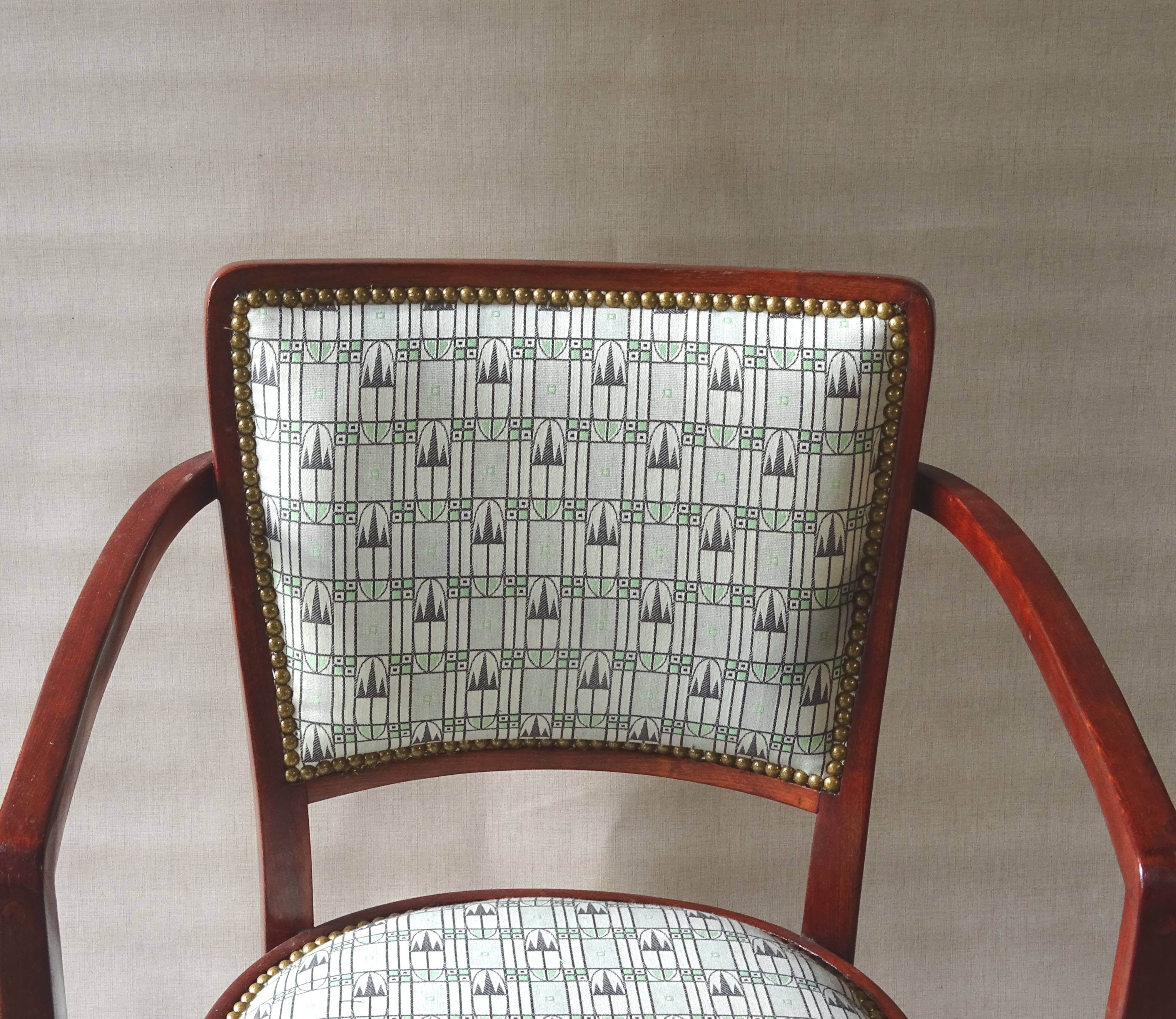 Kohn Armchair No. 719, Vienna Secession 1905 (Siegel /Moser)