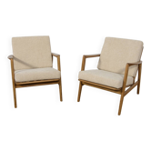 Fauteuils Modèle 300-139 Mid-Century de Swarzędz Factory, 1960s, Set de 2
