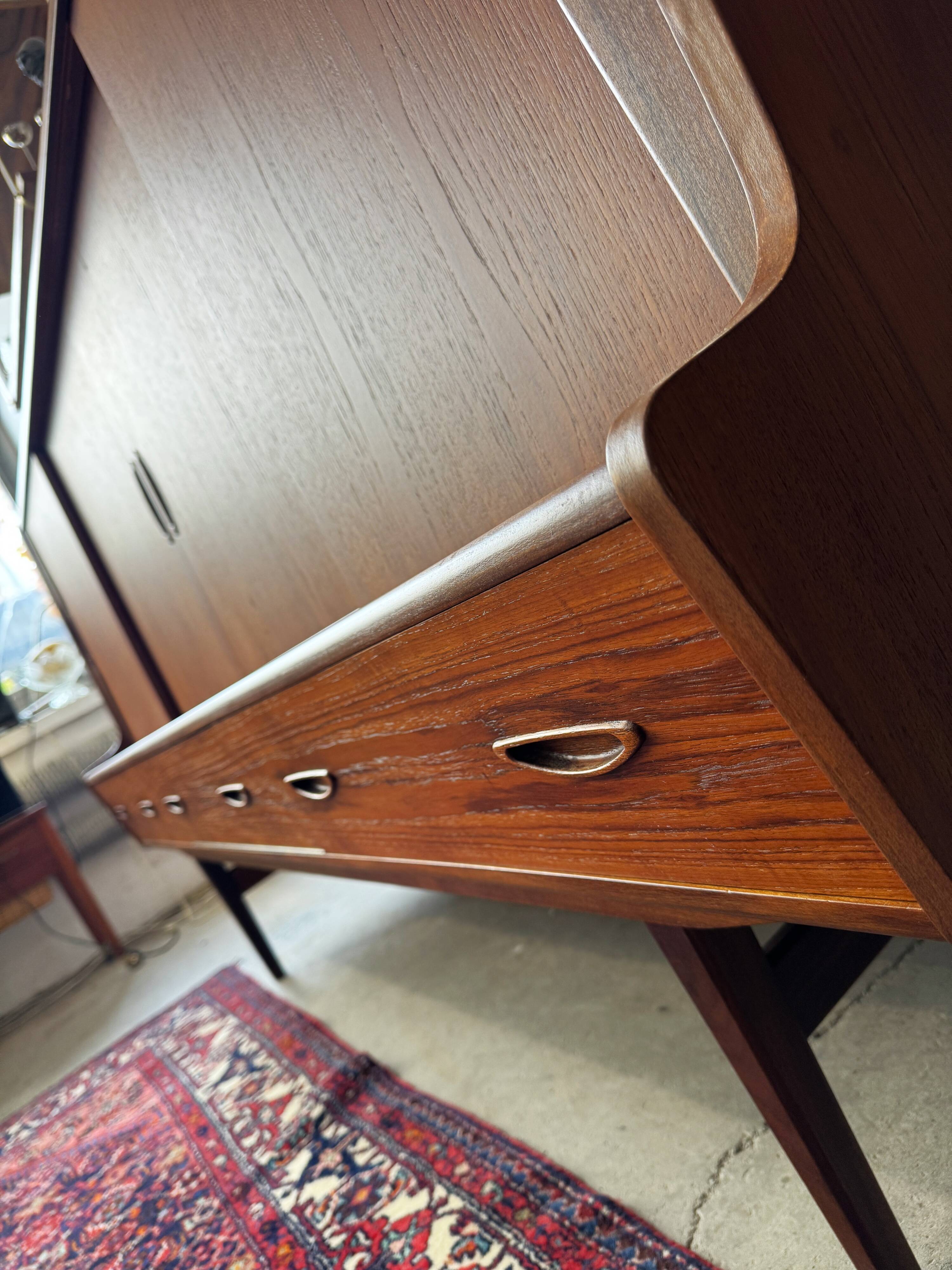 Teak Sideboard, Denmark 1960s/1970s, Mid-C Modern, Vintage
