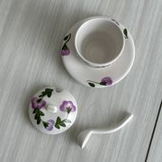 Saucière ancienne peinte à la main