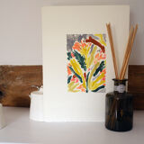 Monoprint de fleurs en fleurs