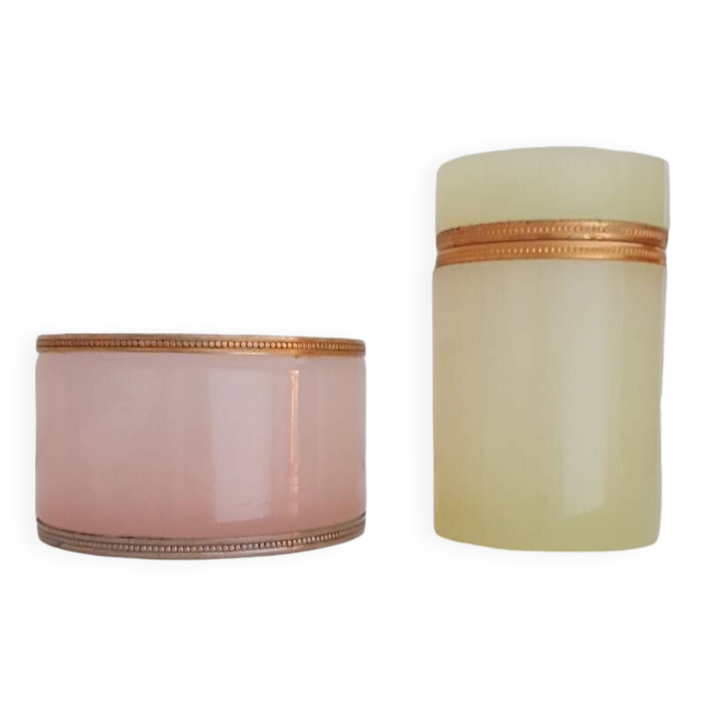 Boite à bijoux en bois à double tiroir marron • Essence du Bois