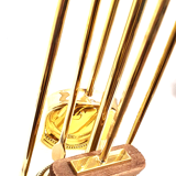 Solid brass fireplace servant 4 accessories