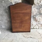 Art-deco wall triptych mirror - marquetry - early 20th century