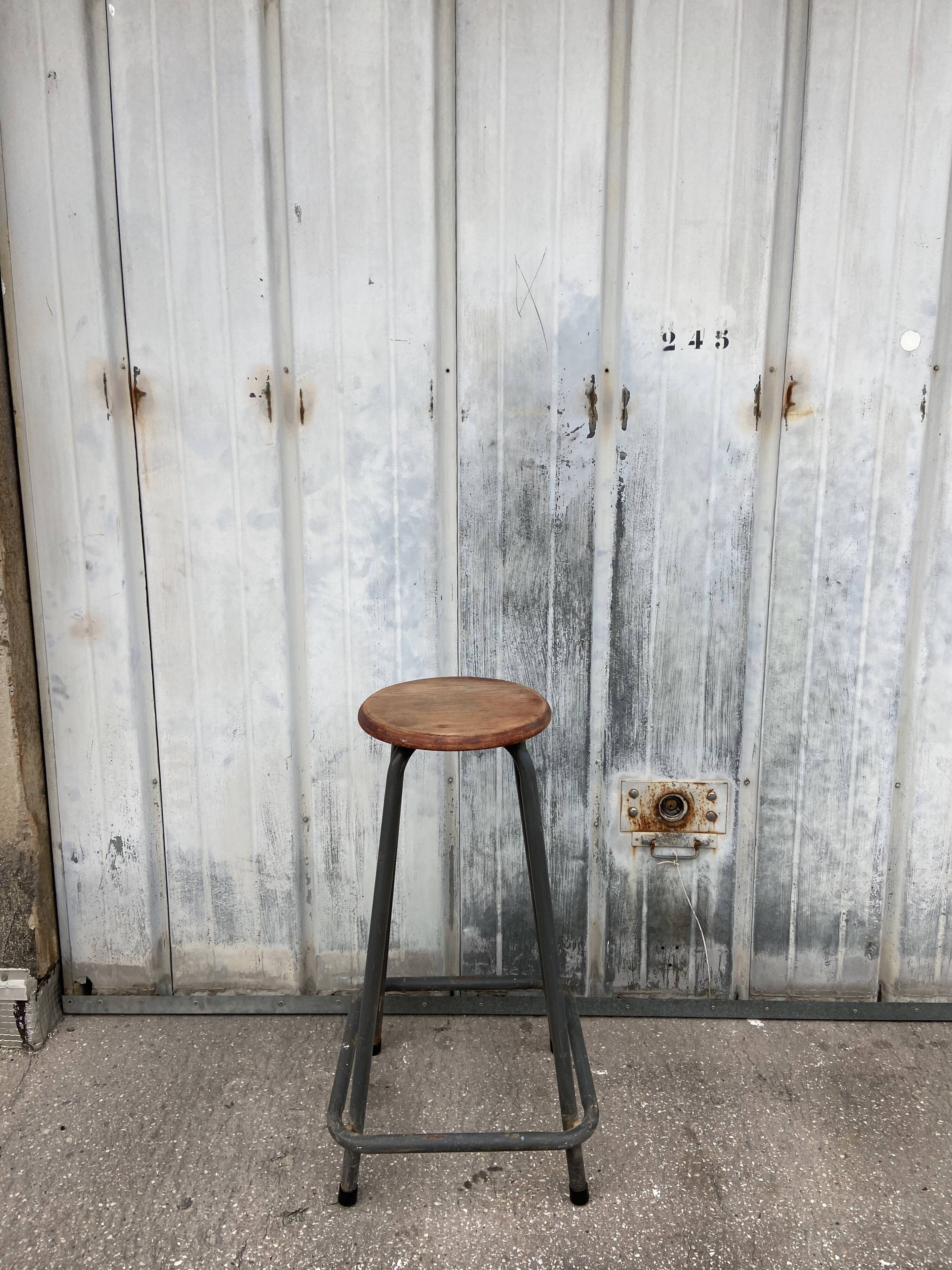 Vintage high stool