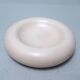 Pale pink ceramic ashtray from the 1980s.