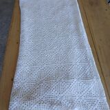 Handmade crochet antique bedspread