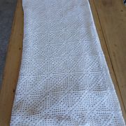 Dessus de lit ancien en crochet fait main