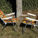Paire de fauteuils de camping Kettler vintage 70's