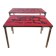Pair of nesting coffee tables, vintage ceramic furniture.