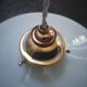 Old pendant lamp in white opaline art deco 1930 ø 25.8 cm