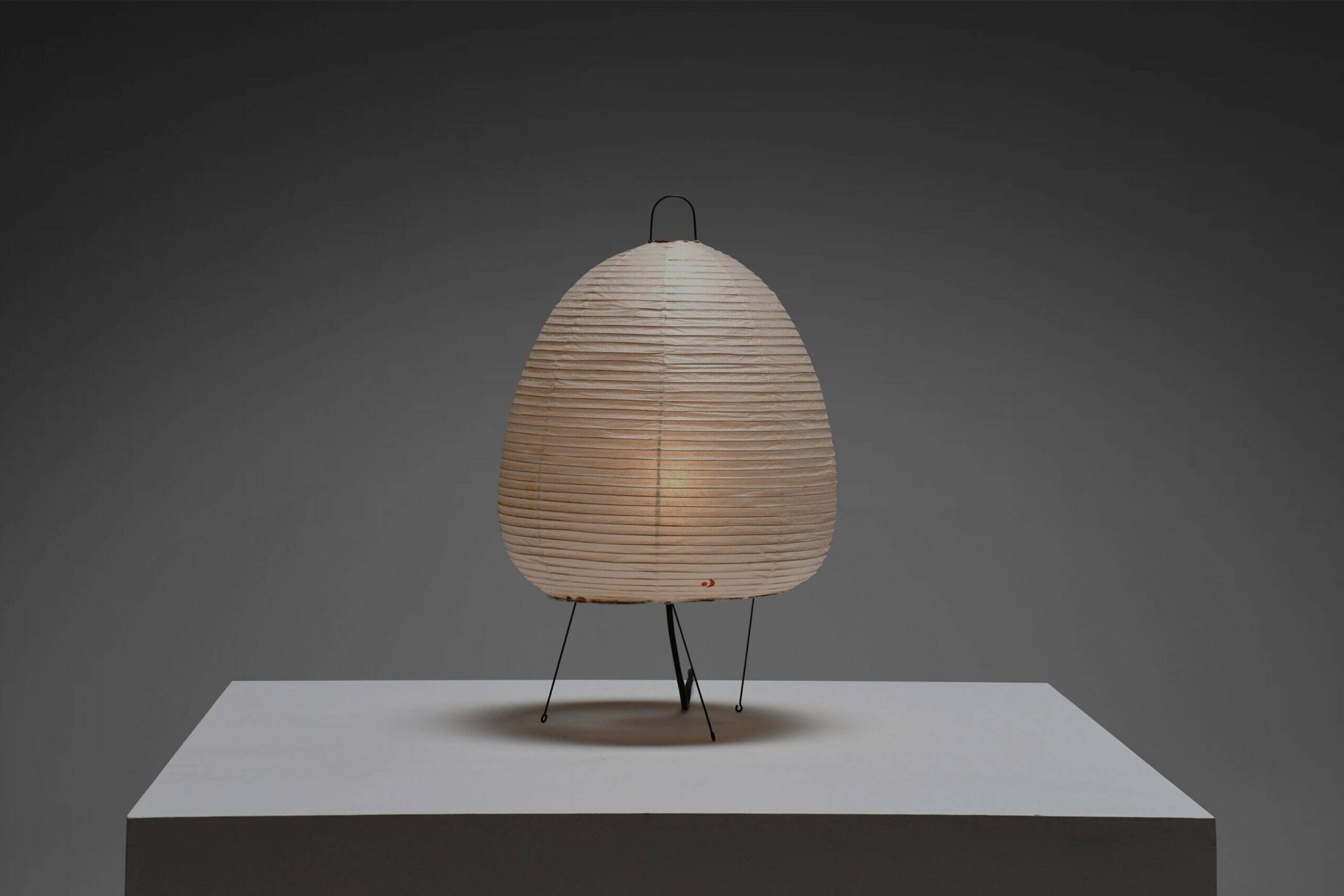 Rare early 1A Akari table lamp by Isamu Noguchi for Ozeki, Japan 1950s
