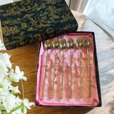 Box with gold-plated Mazagran spoons