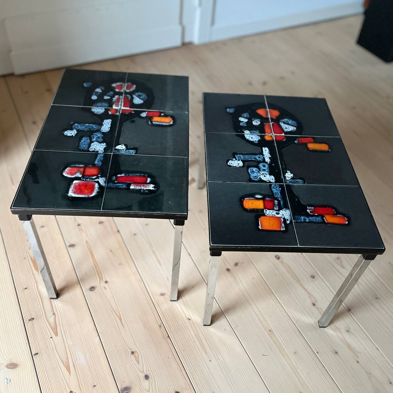 Pair of Adri Belarti side tables 1960/70