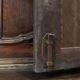 Antique walnut and poplar buffet, Italy 18th century