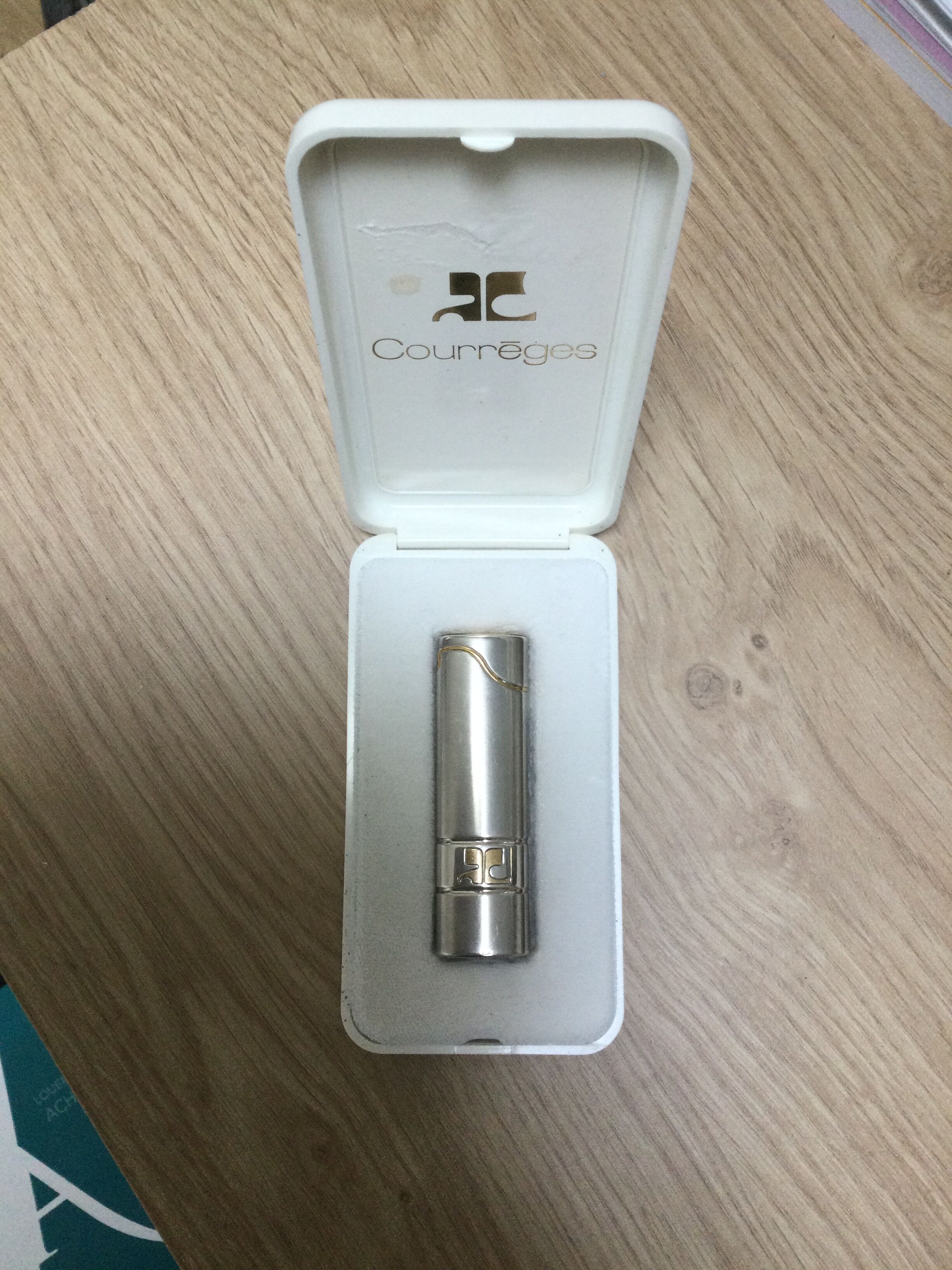 Courrèges vintage lighter 80s