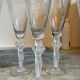 Service de 12 verres à pied sculptural féminin