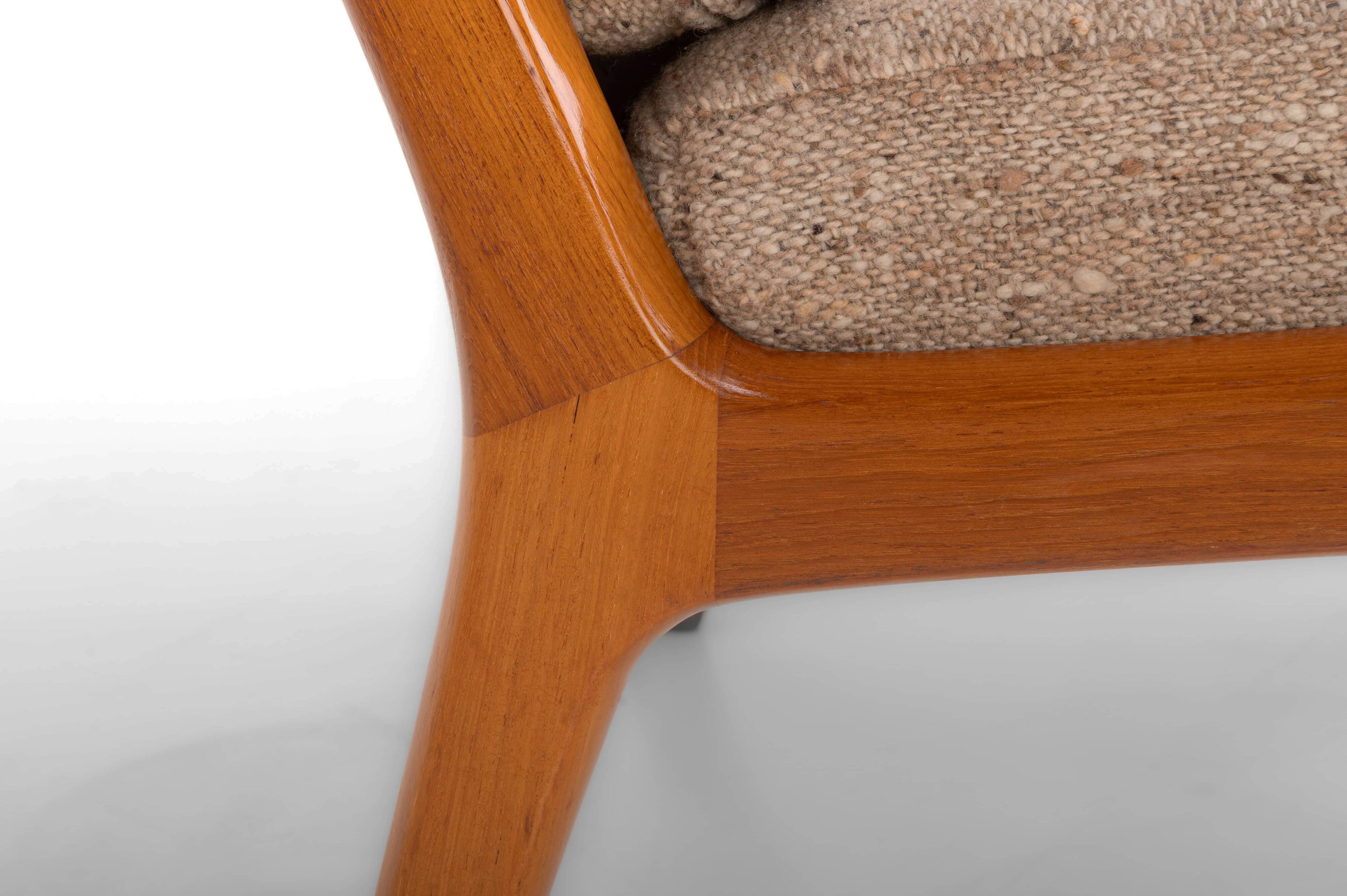 Easy chair by Ole Wanscher for Peter Jeppesen Møbelfarbik, Denmark 1960s