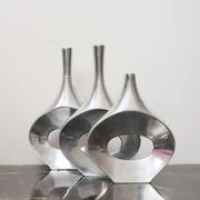 Vase "Eclipse" L en fonte d'aluminium, 1970s