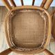 Set of 4 cane chairs in bentwood and honey-coloured cane thonet early 20th century