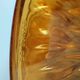 Set of 6 pressed glass dessert plates with sunflower motif Vereco