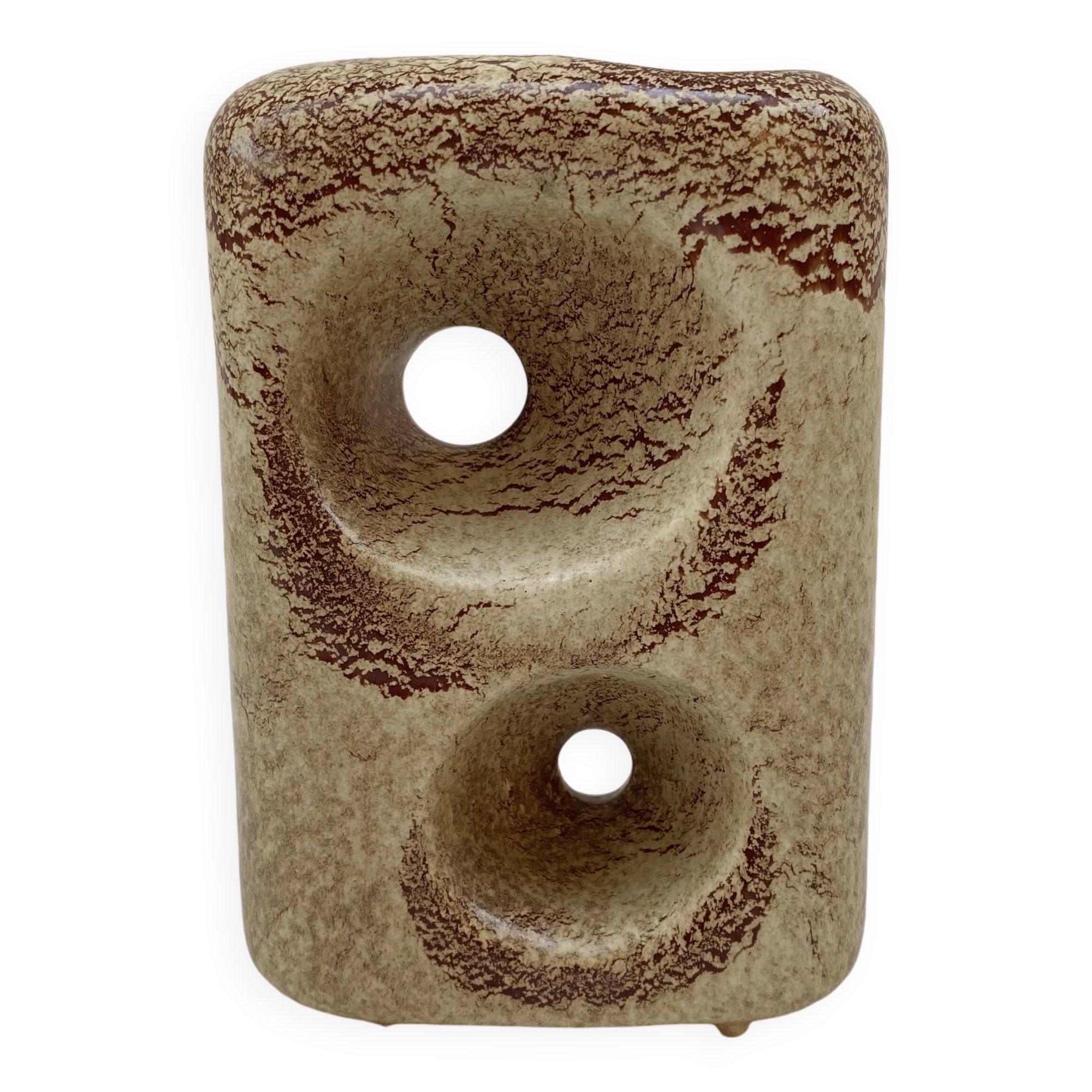 Italian ceramic vase Roberto Rigon for Bertoncello