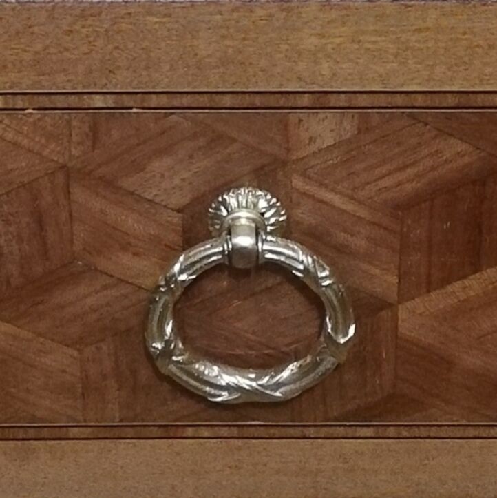 Louis XV - Louis XVI Transition style marquetry chest of drawers