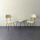 Set de chaises et table d'appoint '56' par Rob Parry pour Dico, Pays-Bas 1950