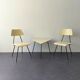 Set of 2 Room '56 chairs and sidetabe by Rob Parry for Dico, The Netherlands 1950's