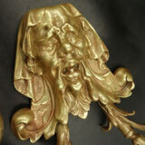 Pair of Japanese orientalist sconces of the nineteenth century