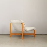 Foldable lounge set in pinewood by Burkhard Vogtherr for Rosenthal