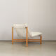 Foldable lounge set in pinewood by Burkhard Vogtherr for Rosenthal