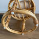 Tabouret en bambou années 50