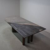 Postmodern dining table by Pia Manu, Belgium, ca. 1990