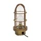Old Industrial Brass Ship's Lamp Cage Lamp Rotterdam