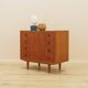 Commode en teck, design danois, années 1970, fabriquée au Danemark