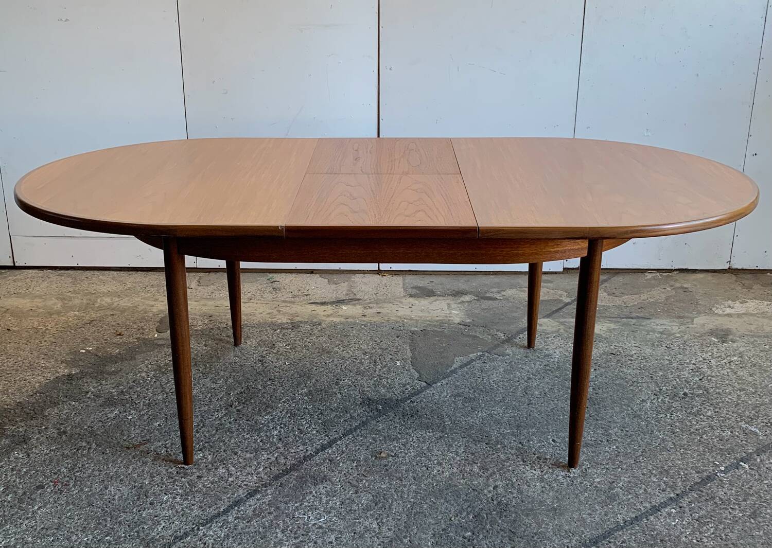 Vintage Scandinavian style teak dining table