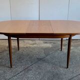 Vintage Scandinavian style teak dining table