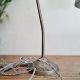 Antique angled metal lamp