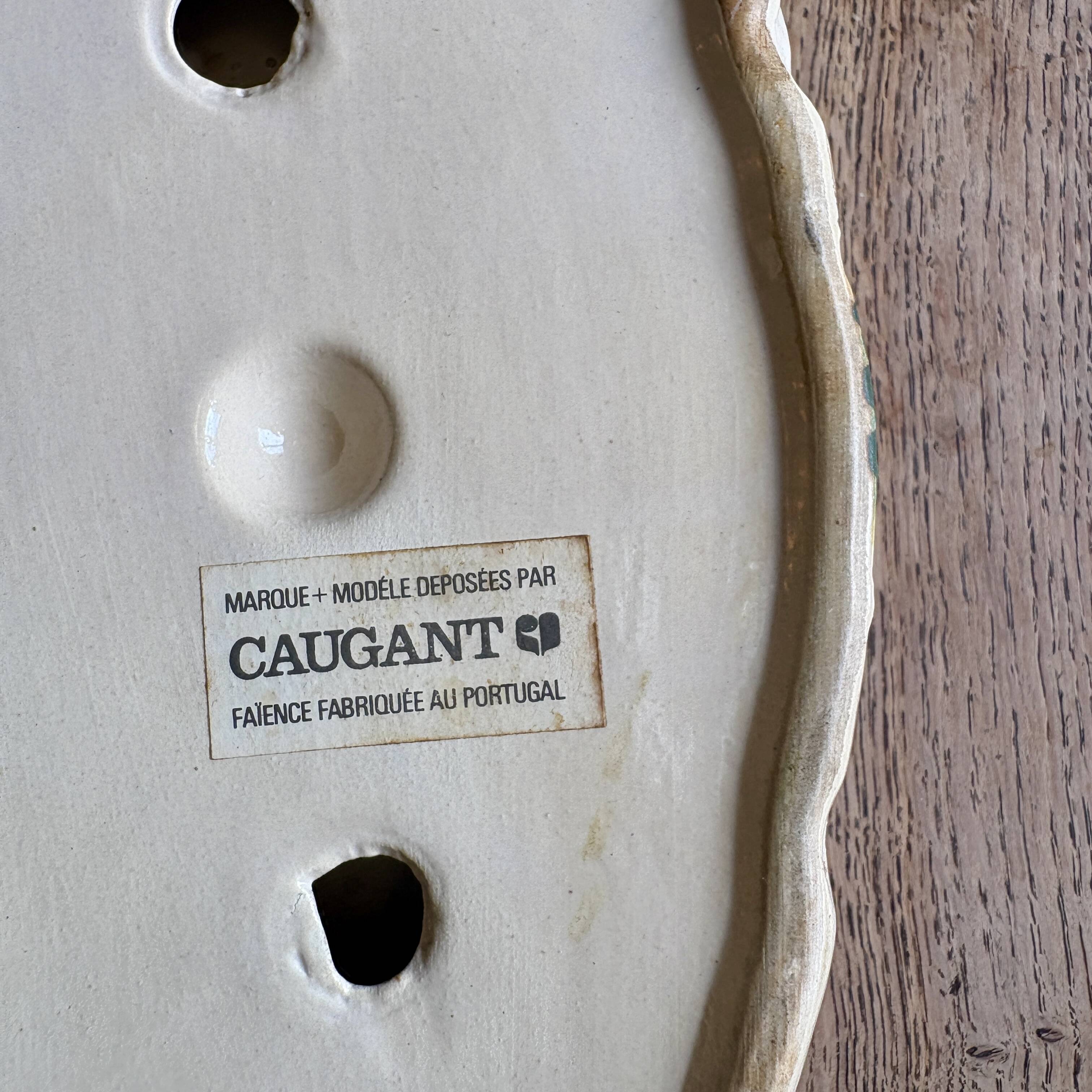 Antique Caugant ceramic terrine in the shape of a doe
